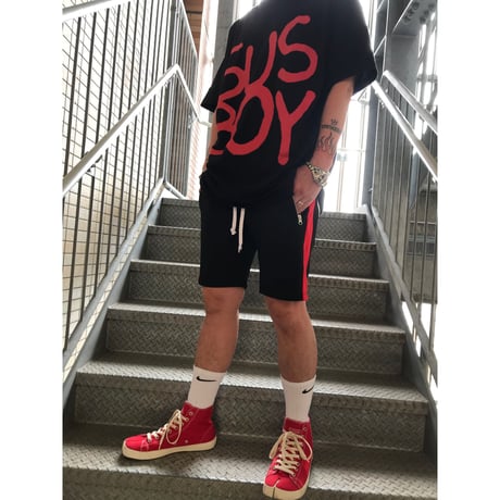 Karter Collection/shorts BLACK ×RED