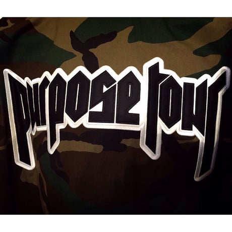 Purpose tour/Justin bieber official Camo Jacket