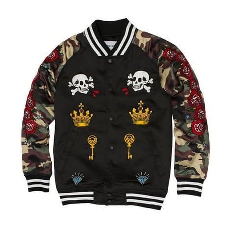 Reason Clothing Newyork/Camo Rose スカジャン
