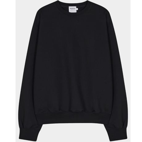 MISTER CHILD/Smile elbow  crewneck "BLACK"