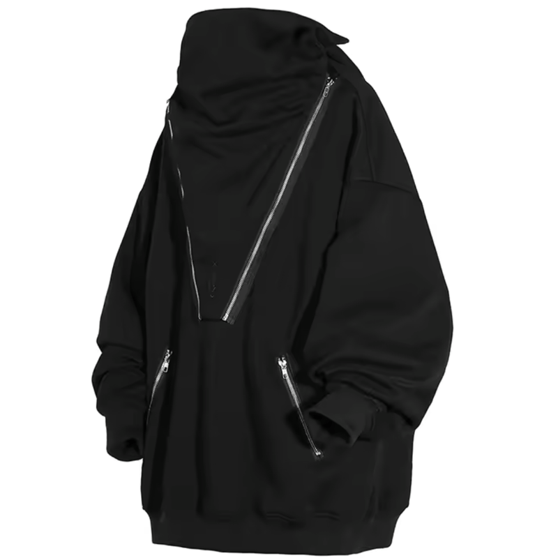 Mismatch NYC/Ninja Zip Hoodie BLACK | BINGOSTAR
