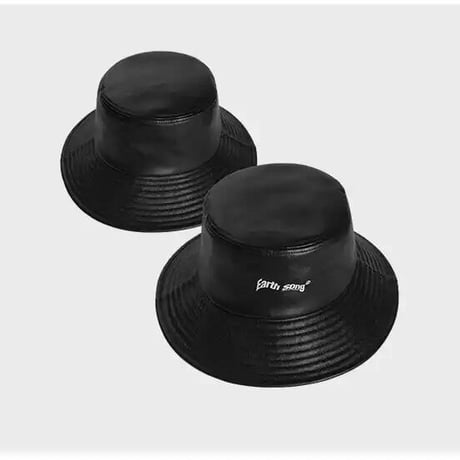 WOSS.official/PU Lether bucket hat