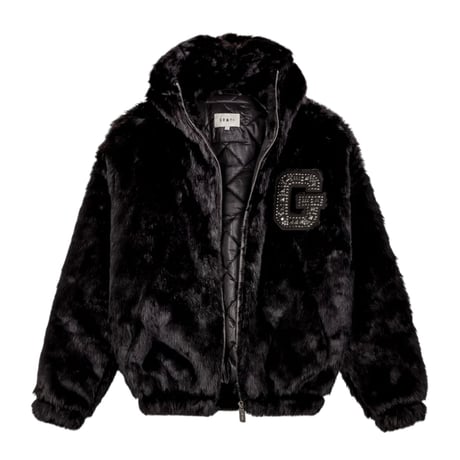 GRMY/ FUR HOODED JACKET
