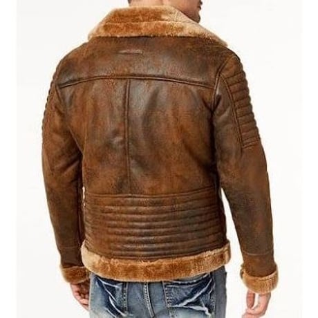 Reason Clothing Newyork/Fur ライダースジャケット