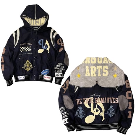 LIFTED ANCHORS/Letter Man 2way flight Jacket