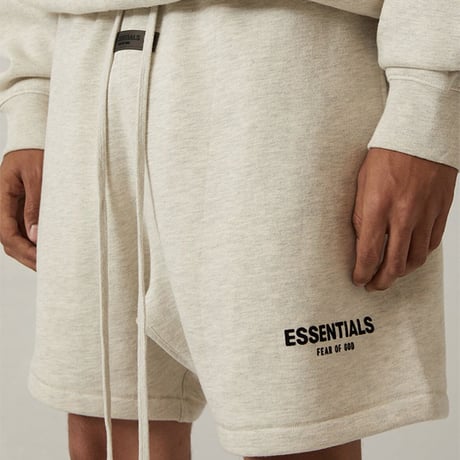 ESSENTIALS Fear OF God/Graphic Shorts  "Light Oatmeal"