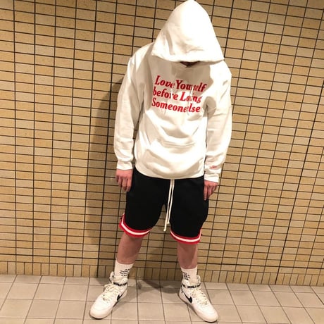 Petals and Peacocks/Love Hoodie White