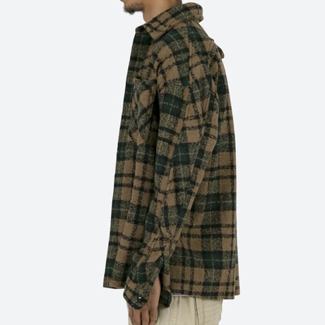 MNML/WOOL Flannel Shirts Jacket
