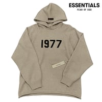 ESSENTIALS by Fear of God /1977 Hoodie Knit "DARK oatmeal"