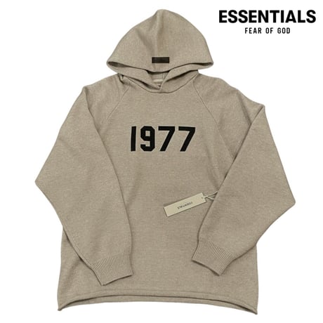 ESSENTIALS by Fear of God /1977 Hoodie Knit "DARK oatmeal"