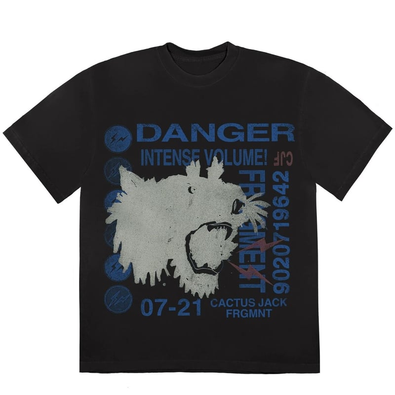 Travis Scott ✖︎ Fragment design /Danger Tshirt