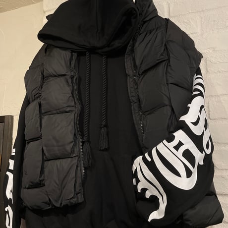 By The R/Braid Puffer Vest  BLACK