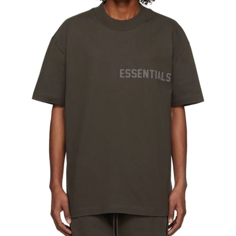 ESSENTIALS  fear of god /Logo Tshirt  "OFF Black "