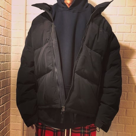 BLACK BLOND/BB Logo Down Jacket BLACK