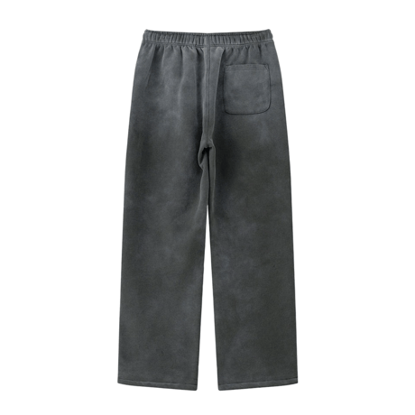 Inflation / Washed Sweat Pants (SET UP) BLACK