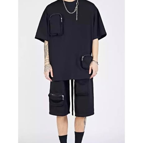 Mismatch NYC/Pocket Shorts (SET UP)