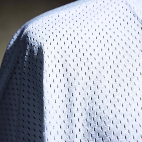 By The R/Big Lettering Mesh Tshirts (Set UP)  WHITE