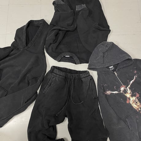 Mismatch NYC/Washed oversized crewneck (SET UP)