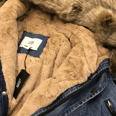 Sixth June/FUR モッズコート  DENIM