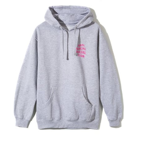 Anti Social Social Club/Logo フーディー　GRAY