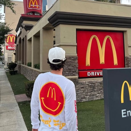 FREE&EASY/✖︎ McDonalds LongSleeve Tee WHITE