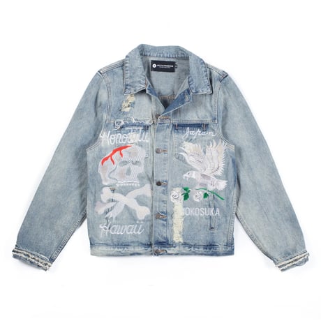 Reves Paris × Arctic Premium /”REIGN” denim Jacket