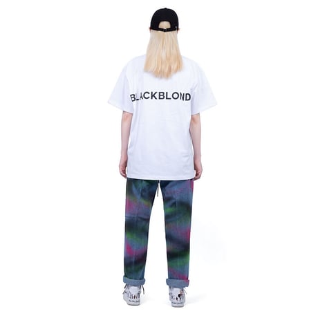 BLACK BLOND/Smile classic Tee WHITE