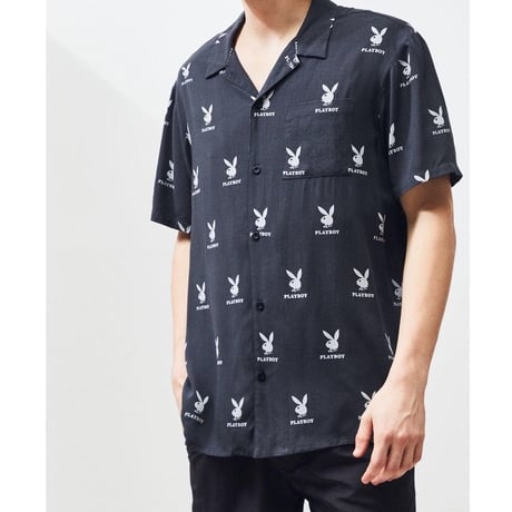 US限定　PLAY BOY/ALOHA SHIRTS  BLACK