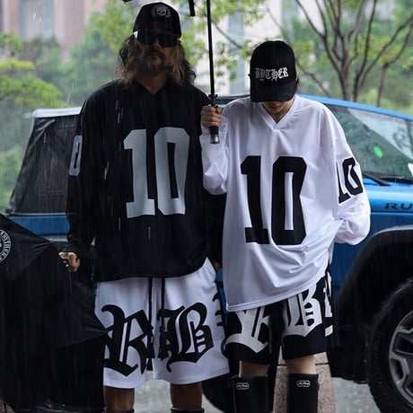 By The R/Mesh 10 Long Shirts "BLACK"