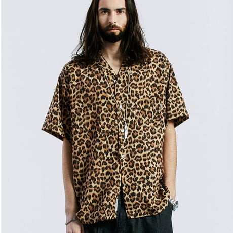 SAINT PAIN/BIG Leopard Shirts BROWN
