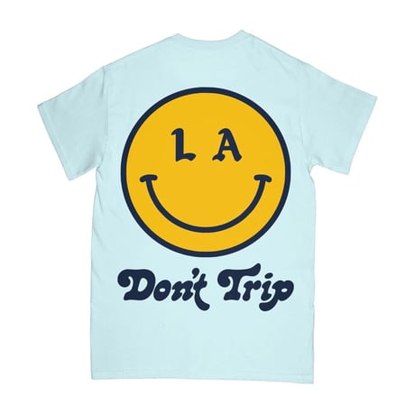 FREE&EASY/Be Happy Smile Tee WASH BLUE