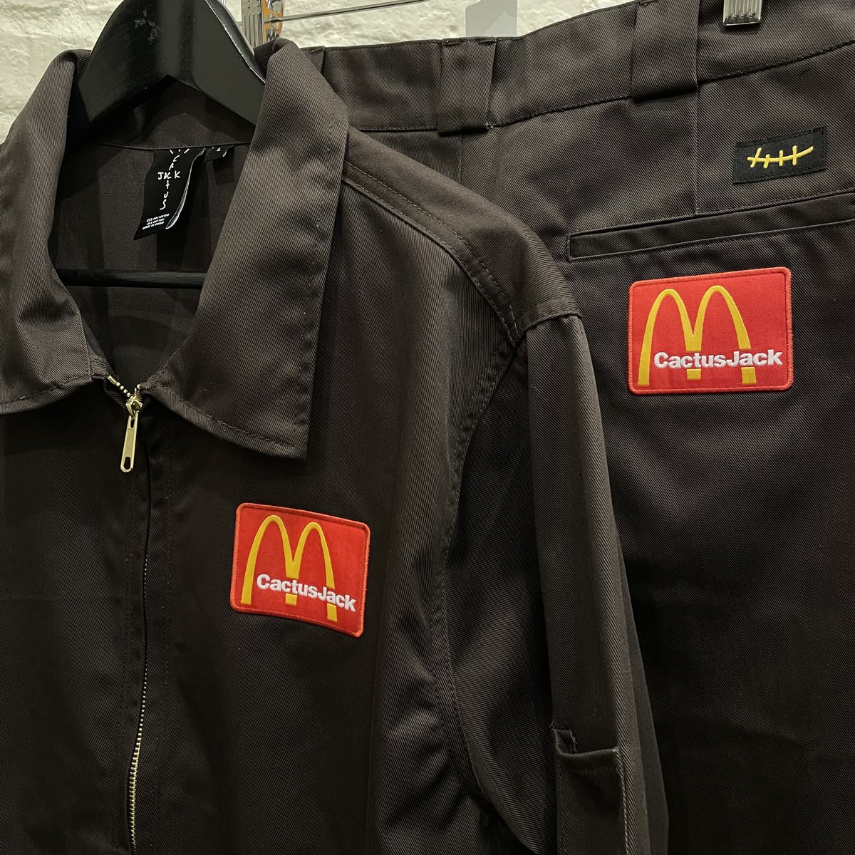 McDonald × Cactus Jack トラヴィススコット　コラボパンツ 人気話題コラボ！Travis Scott McDonald Sticker Sweatpants
