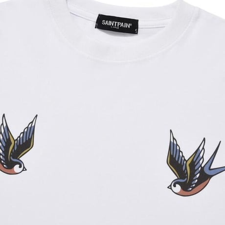 SAINT PAIN/Swallow Tee WHITE