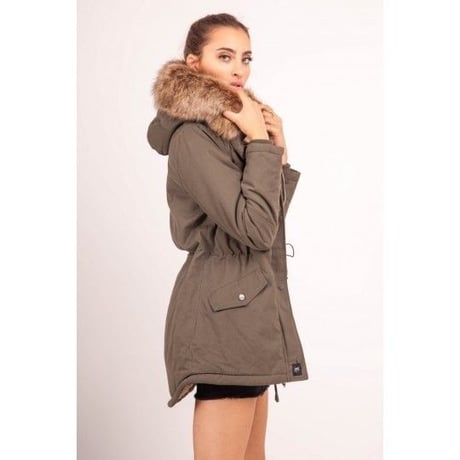 Sixth June/FUR モッズコート  KHAKI