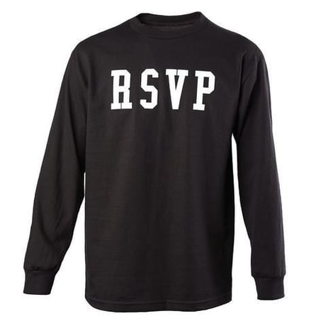 RSVP gallery/logo ロンTee ブラック
