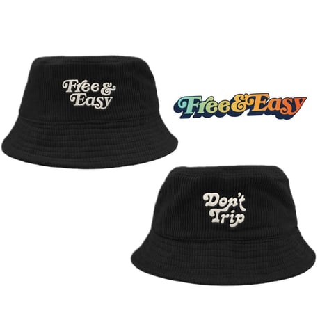 FREE&EASY/Corduroy Bucket Hut BLACK