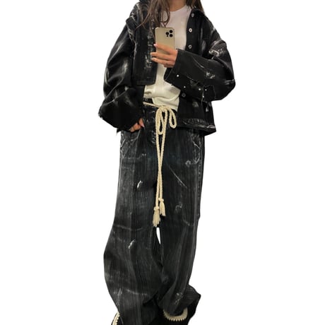 Mismatch NYC/Paint Denim ＋ Pants (Set Up)
