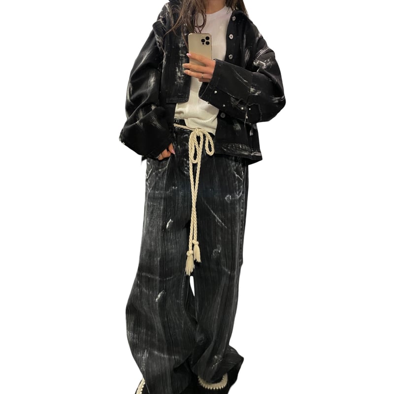 Mismatch NYC/Paint Denim + Pants (Set Up) | BIN Mismatch NYC/Paint Denim + Pants (Set Up) | BIN