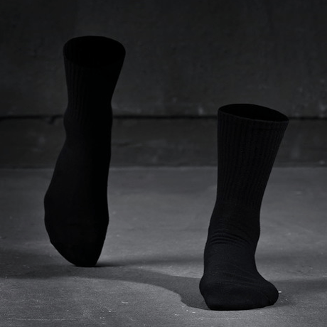 By The R/ Cross Socks "WHITE/BLACK"