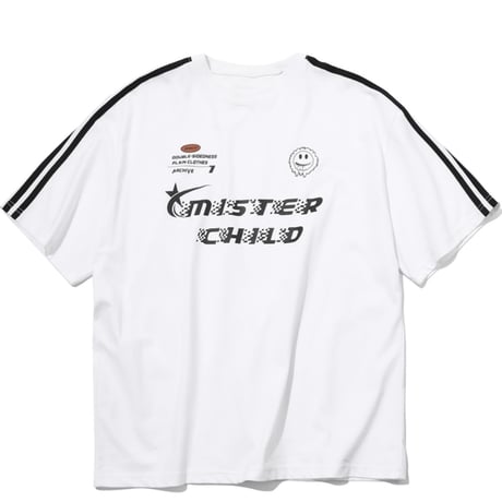 MISTERCHILD/Uniform Mesh Tshirts "WHITE"