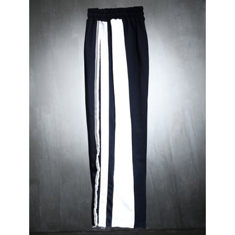 By The R/ Fringe Line Pants "BLACK/GRAY" (SET UP)