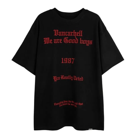 Mismatch NYC/Embroid  1987 Tee  (BLACK/WHITE)