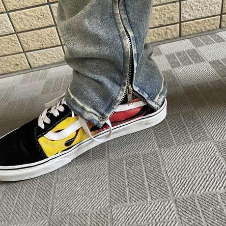 Mismatch NYC/Damage Belt Denim Pants