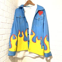 Underlated/Flame blue Shirts Jacket
