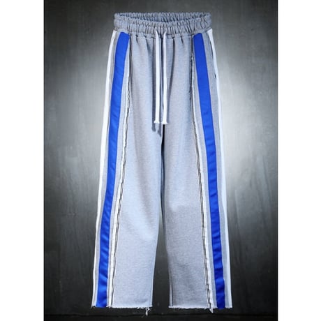 By The R/ Fringe Line Pants "BLACK/GRAY" (SET UP)