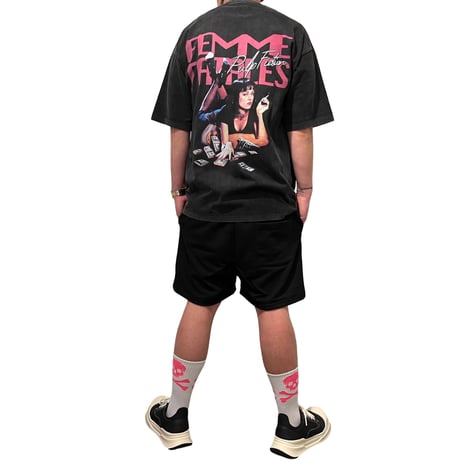 Mismatch NYC/Rhinestone Cotton Shorts