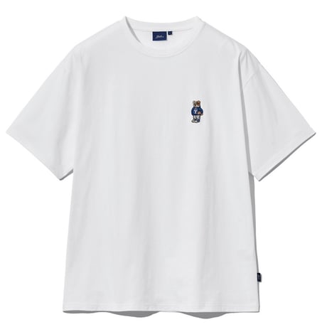 YALE official / Bulldog Logo Tee "WHITE & BLACK"
