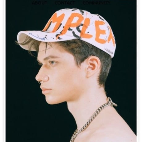 White Complex/Paint Cap ホワイト