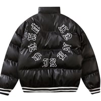 WOSS.official/PU LETHER Puffer jacket