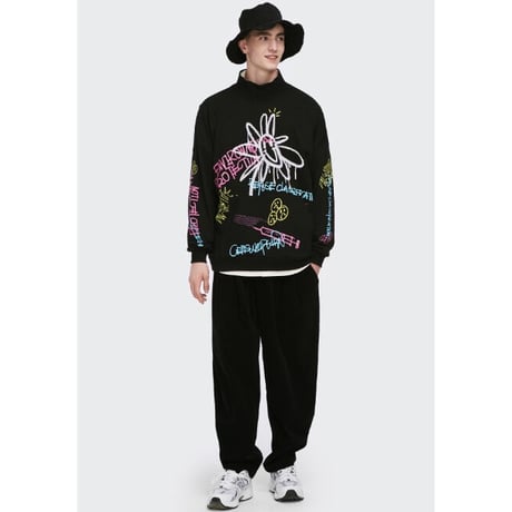 WOSS.official/Paint Art high neck sweat